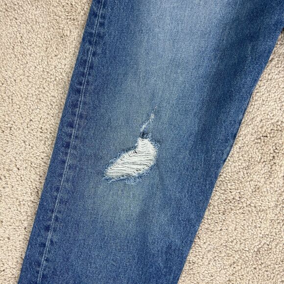 Levi's 501 Jeans Mens 31 x 32 Blue Button Fly Original Fit Straight Medium Wash - Picture 8 of 16